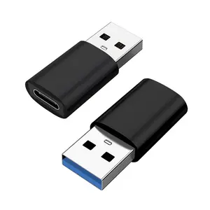 USB到USB C适配器C型母到公充电器转换器