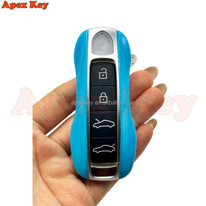 Fundas de Repuesto para Llaves de Alta Calidad en Azul Bebé para Porsche con Pegatinas para Crear Marcos de Fotos Artísticos - Product Image 2