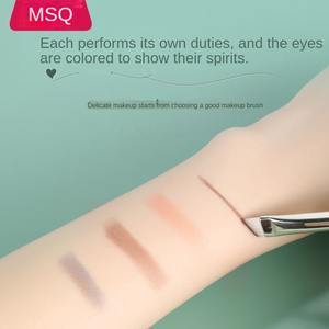 5pcs pinceaux de maquillage bleu à double extrémité pour correcteur et crayon à sourcils Mini sac préféré des filles - Product Image 3
