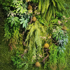 Gỗ Hoàng Dương hàng rào tường sân sau vườn nhân tạo trong nhà ngoài trời riêng tư hàng rào màn hình nhựa cỏ tuyệt vời cho trang trí - Product Image 1