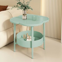 Nouvelle table de chevet moderne avec motif floral créatif, en panneau de particules écologique et durable, pour mobilier de chambre