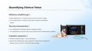 Ít Chấn thương Tần Số Cao 2450Mhz Vi Sóng Ablation Hệ Thống 7-Inch Màn Hình Cảm Ứng Có Thể Điều Chỉnh Nhiệt Độ Điện Thú Y - Product Image 6