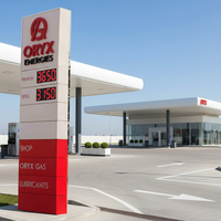 Panneaux publicitaires pour stations-service à bas prix, affichage LED pour essence, panneau de prix pour station-service, panneau pylône LED avec écran LED