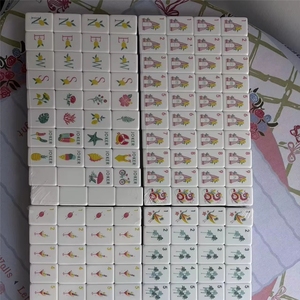 Juego de Mahjong Americano Tallado 2026 de Gran Venta, Diseño Brisa Marina Azul Perla de Playa, Acrílico Plegable Ecológico de Alta Calidad - Product Image 5