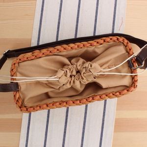 Nouveau mini sac à bandoulière en paille ajourée, sac de plage pour femme, style Oceanside Fashion Dress - Product Image 5