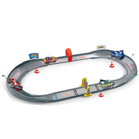 Nouveau modèle de voiture RC en alliage avec fonctions de jeu 3D contrôlables par application, piste ovale incluse, avec voiture RC et télécommande