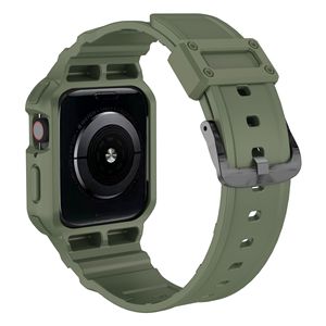 Correa <span class=keywords><strong>de</strong></span> reloj para iWatch S10 Smartwatch para <span class=keywords><strong>Apple</strong></span> <span class=keywords><strong>Watch</strong></span> S8 S7 Integrado Color sólido Correa <span class=keywords><strong>de</strong></span> reloj <span class=keywords><strong>de</strong></span> silicona 42/44/45mm Universal - Product Image 3