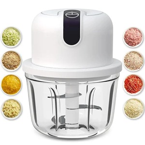 New Electric Garlic Chopper USB <b>Mini</b> Portable Veggie Chopper Garlic <b>Grinder</b> Masher Onion Wireless Household Food Processor Tool - Product Image 1