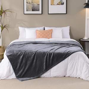 Op Maat Gemaakt All Season Lichtgewicht Luxe Microplush Flanel <span class=keywords><strong>Fleece</strong></span> Deken Voor Bed - Product Image 3
