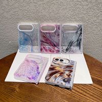 Étui de luxe à paillettes dégradées pour iPhone Duo Apple 18 Fold, étui de protection d'écran pliable avec protection de la charnière