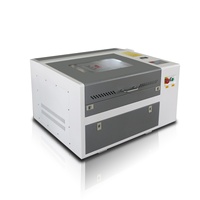 Machine de découpe et gravure laser CO2 automatique de précision à cadre rigide Craft Shop Starter Mini 4040 40W 50W pour bois, acrylique, caoutchouc