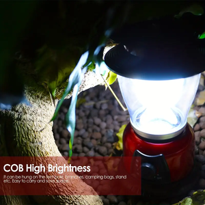 Linterna portátil para acampar, recargable por USB, luz de campamento regulable superbrillante con gancho para colgar, para acampar, senderismo, pesca - Product Image 6
