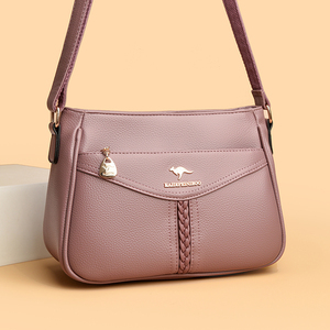 New High Quality Women Messenger Bags for Women Pu Leather Crossbody Bags Ladies Designer Shoulder Bags <b>Tote</b> Handbags and Purses - Product Image 5