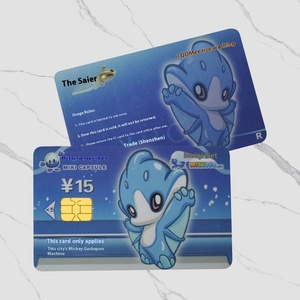 Carte PVC à puce IC4442 personnalisable 13.56MHz Access & Payment Community Membership ISO Model for Hotel Canteen & NFC Communication - Product Image 4