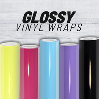 Film vinyle brillant multi-couleurs Prelatek, gamme complète, options de couleurs riches, finition brillante cristalline, évite les nuances identiques.