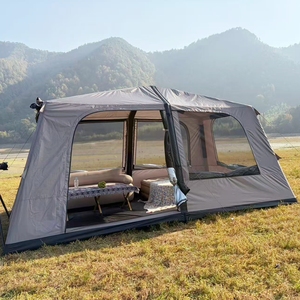 Tentes de glamping de luxe personnalisées JWF-279 pour l'extérieur, <span class=keywords><strong>5</strong></span>+ <span class=keywords><strong>personnes</strong></span>, imperméables, gonflables, pour le camping - Product Image 3