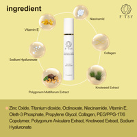 Crème solaire minérale personnalisée UVA/UVB, hydratant teinté à l'acide hyaluronique, écran solaire teinté SPF 50 pour le visage, marque privée, vente chaude