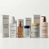 Kit de Soins de la Peau Fermentés Qualité Spa en Gros : Crème Barrière au Rétinal, Sérum Vitamine C THD, Gommage Corporel et Lotion – Personnalisation OEM