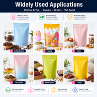 Sachets Doypack Personnalisés Imprimés en Gros, Durables, en PET/PE, Refermables avec Fermeture Ziplock, pour Emballage de Vente au Détail de Produits Secs, Noix, Snacks, Lait, Nouilles