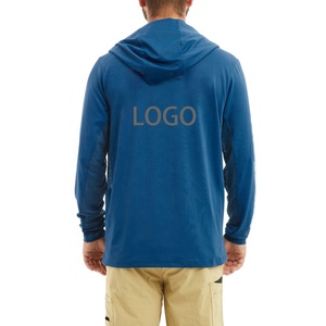 Wholesale Upf 50+ Custom Ventilated <b>Lightweight</b> Camouflage Tie Dye Fishing Men's O Neck Shirt Fishing <b>Hoodies</b> - Product Image 5