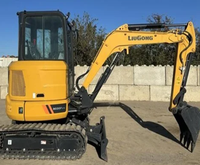 Miniexcavadora Liugong 9035FZTS de 3.5 Toneladas, Excavadora Diésel de Bajo Consumo para Construcción y Movimiento de Tierras, Motor y Caja de Cambios Globales