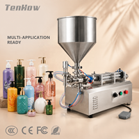 Machine de remplissage semi-automatique intelligente en acier inoxydable pour flacons pompe cosmétiques