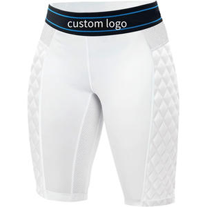 Boxer della biancheria intima con tasca della tazza per gli uomini di Baseball Football MMA giovani ragazze donne compressione imbottita pantaloncini scorrevoli - Product Image 1
