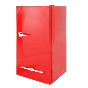 Refrigerador Portátil BC-90 Rojo de 12V con Compresor de Acero Inoxidable, Bajo Ruido, para Uso Doméstico, Solar y Hotelero, Nevera con Compresor de 12V - Product Image 1