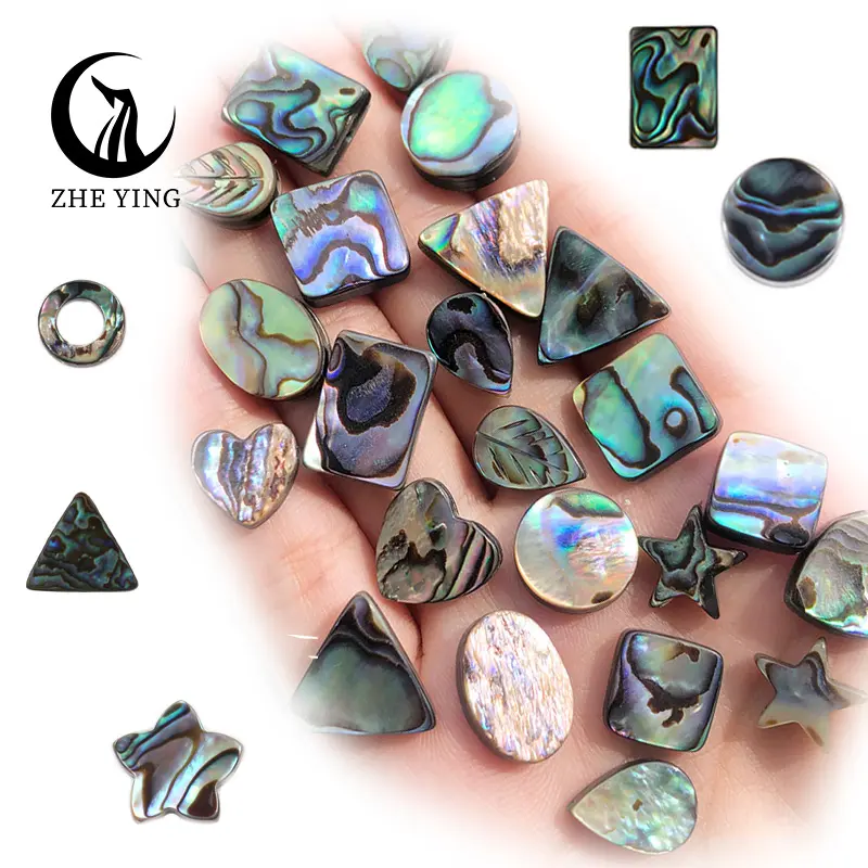 Zhe Ying Bulk Abalone Muschel Schmuck Stücke Großhandel Halskette Abalone Muschel Anhänger Armband Abalone Muschel Perlen