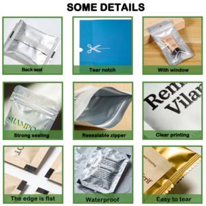 Bolsas <span class=keywords><strong>de</strong></span> Embalaje Termosellables Reciclables con Sellado <span class=keywords><strong>de</strong></span> Tres Lados Personalizadas, Bolsa para Café, Té, Cacao en Polvo, Rollo <span class=keywords><strong>de</strong></span> Película para Envasado <span class=keywords><strong>de</strong></span> Alimentos - Product Image 6