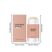 Vente chaude, logo personnalisé, marque privée, pommade coiffante hydratante biologique pour cheveux, cire pour cheveux en bâton