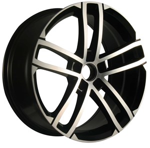 ล้อแม็กซ์ใหม่ขนาด 19 นิ้ว ขอบ 5*112 PCD CB 57.1 สำหรับ Golf 6 Cabriolet ดีไซน์เว้าแบบ OEM สีดำ รับประกัน 3 ปี - Product Image 1