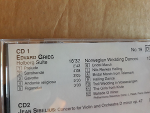 New Plc Edvard <strong>Grieg</strong> - Holberg Suite Disc 1 Only (cd 1992 Pliz) 19. - Product Image 4