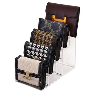 Aanpasbare acryl displaystandaard voor parfums & tassen met eenvoudige montage voor desktop retailpromotie - Product Image 1