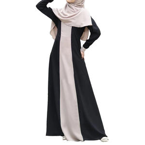 ชุดเดรสดูไบอาบายาของผู้หญิงแขนยาวสีสวยเพรียวบางสินค้ามาใหม่ - Product Image 5