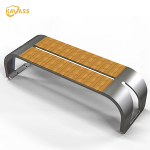 कावास कारखाने मूल्य पैटिको बेंच शहरी आधुनिक प्रतीक्षा स्ट्रीट स्टेनलेस स्टील फर्नीचर डिजाइन आउटडोर - Product Image 5