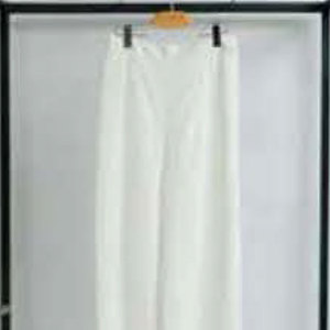 Pantalones Anchos Blancos Casuales para Mujer, Talla Adulto, Corte Regular, Tela Ligera, Conjunto de Ropa Casual de Verano - Product Image 6