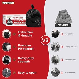 ถุงขยะแบบแบน HDPE ถุงขยะแบบใช้แล้วทิ้ง สำหรับใช้ในครัวเรือนและเชิงพาณิชย์ - Product Image 2