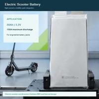 Batterie lithium LiFePO4 de qualité A, 50Ah, 3.2V, en format pochette souple, remplacement pour batterie au plomb-acide de vélo électrique ou de moto