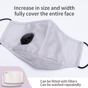 Mascarilla Facial Reutilizable <span class=keywords><strong>de</strong></span> Color Personalizado, Precio <span class=keywords><strong>al</strong></span> <span class=keywords><strong>por</strong></span> <span class=keywords><strong>Mayor</strong></span>, <span class=keywords><strong>Venta</strong></span> Caliente, 100% Algodón, Precio Bajo, Negra y Blanca, con Cierre <span class=keywords><strong>de</strong></span> Presión - Product Image 2