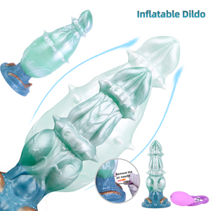 Dilatador Anal Inflable con Nudos Puntiagudos, Dildo de Fantasía, Tapón Anal de Grosor Ajustable con Inflable Lateral, Juguete Sexual para Entrenamiento Anal 18+ - Product Image 1