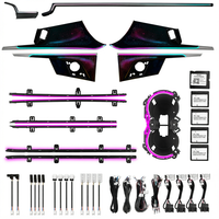 Kit d'éclairage d'ambiance intérieur LED RVB 64 couleurs pour Audi A5 S5 B9 2017-2024 - Pièces et accessoires de garniture