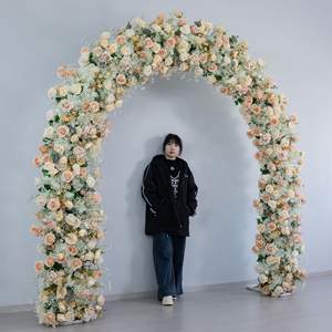 Arco Decorativo FBY para Bodas, con Diseño Floral, para Fotografía, Fondo de Escenario, Simulación de Arco - Product Image 2