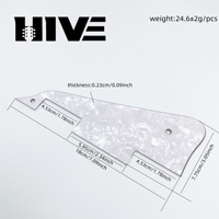 HVE Original Factory Manufacturing Wholesale Pearl Model 3 Layers PVC LP Pickguard Electric Guitar Scratchplate