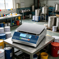 Balance antidéflagrante, coque en acier inoxydable 304, anti-corrosion, précision 1g, écran LCD, résistant à l'usure