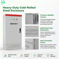 Armoire de distribution d'énergie et panneau de commande triphasé 400V robuste CHNT, pré-câblée en usine, avec disjoncteur 250A et 8x63A, qualité industrielle