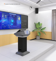 Podium pintar FK500Y, Amplifier Lectern Inbuilt 21.5 "AIO komputer; Podium konferensi terintegrasi