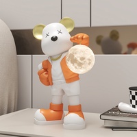 Accessoire décoratif pour enfants en gros, veilleuse LED en forme d'ours pour le salon, le meuble TV, la table basse ou la table de chevet