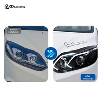 AKD para Ford Focus MK3 2012 2013 2014 Faro Delantero Modificado LED Accesorios para Automóviles Faros Delanteros DRL Luz Delantera Lente de Proyector