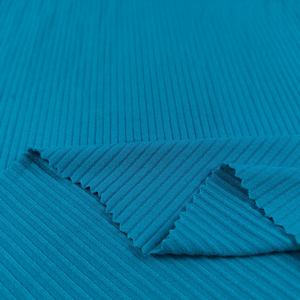 Hoogwaardige 220gsm 95% Rayon 5% Spandex rib textiel 4*2 rib French Terry vierweg stretch stof voor T-shirts - Product Image 3